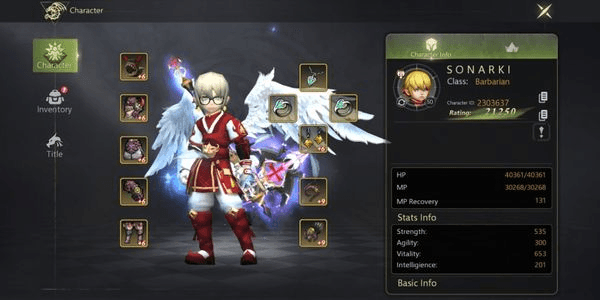 Gambar Product Argenta | Barbarian + Wings S + 2.2 Million Gold
