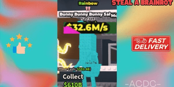 Gambar Product Rainbow Bunny Bunny Bunny Sahur