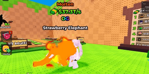 Molten Strawberry Elephant OG Level Max