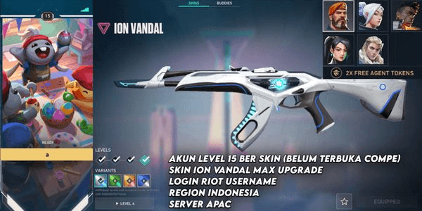 Gambar Product Akun Valorant Skin ION Vandal
