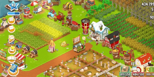 HayDay Account Level 40+ || Barn 1k & 10M Coins