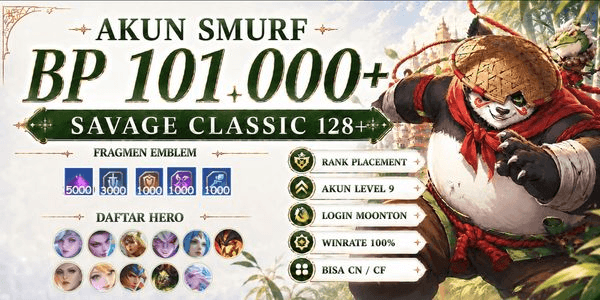 Akun Smurf BP Banyak ++