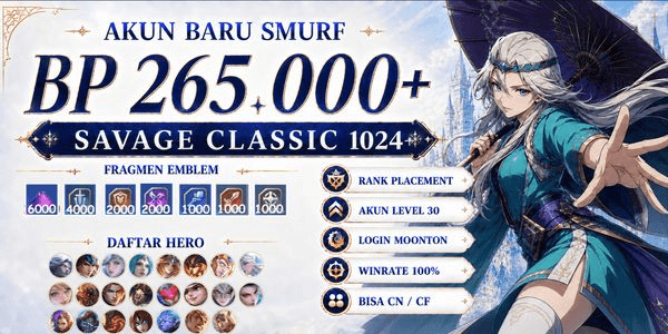 Gambar Product Akun Mobile Legends #03 Artoria