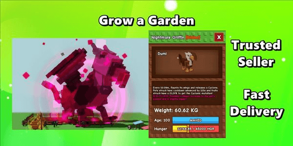 Gambar Product Nightmare Griffin Age 100 Weight 60KG ++