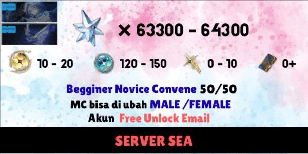 Gambar Product GACHA Starter READY Reroll Account [SEA] - 1