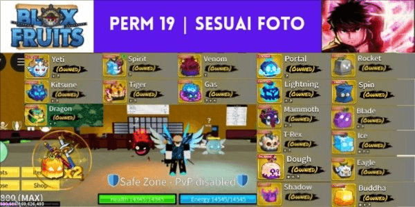 Gambar Product Akun Blok Fruit Permanen | No 3