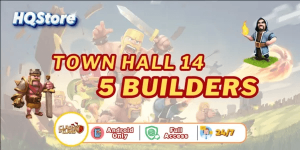 Town Hall 14 | 5 Builder - Clash Of Clans