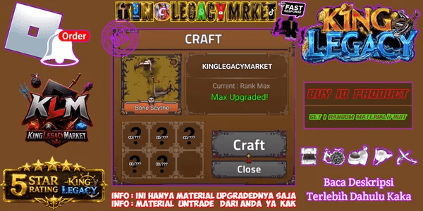 BONE SCYTHE MAX UPGRADED