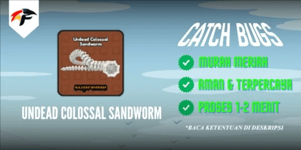 Undead Colossal Sandworm - Catch Bugs!