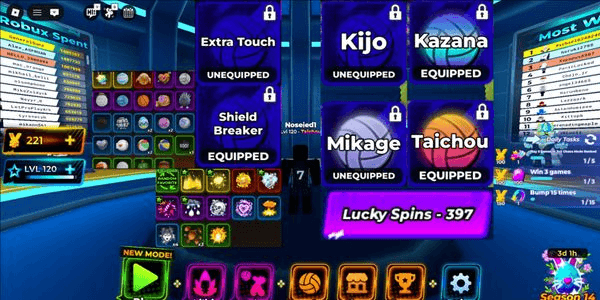 Gambar Product Akun Style Kijo+Mikage+Taichou+Kazana+397LuckySpin