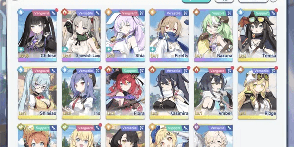 Starter Shia+Firefly+Chitose+Snowish Laru