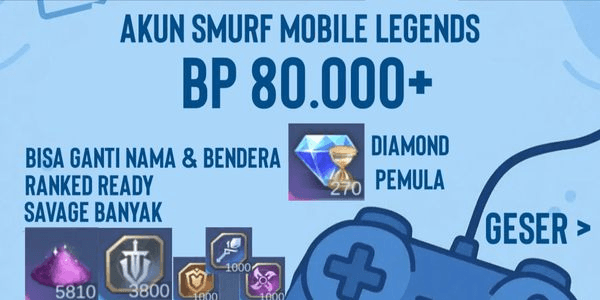 Gambar Product Smurf Sultan BP 64K Account + FREE CHOOSE 1 HERO