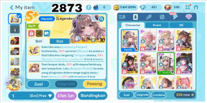 2873 - AKUN GETRICH LEGENDARY PAGE. LEGENDARY SPICA COSTUME. LEGENDARY SANDY COSTUME. LEGENDARY GLOWNY COSTUME. EVO PRESTIGE DEATH COSTUME.