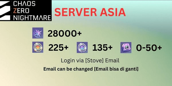 Gambar Product Account CZN Limited Series A [Asia Server]