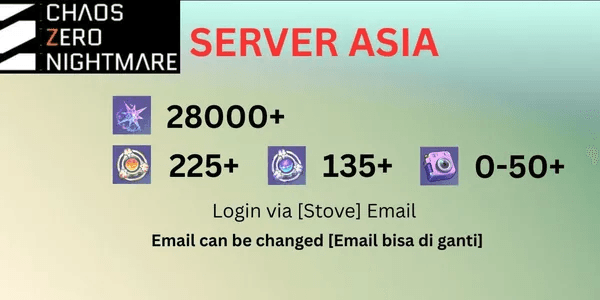 Account CZN Limited Series A [Asia Server]