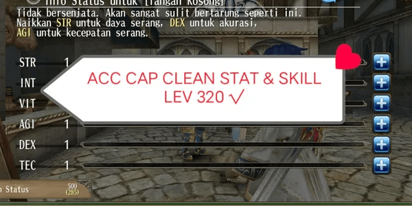 PLAIN CAP ACCOUNT