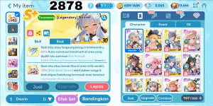 2878 - ACCOUNT GET RICH LEGENDARY COSTUME DAORIN, LEGENDARY COSTUME GLOWNY, LEGENDARY COSTUME SHASHA. LEGENDARY COSTUME CARMEN