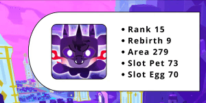Account Rank 15 - Max Area | Pet Simulator 99!