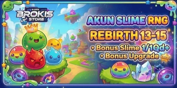 Gambar Product Akun Slime RNG [Bonus Slime 1/1Qd+]