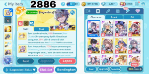 2886 - GETRICH GG OP ACCOUNT. LEGENDARY SIRIUS COSTUME, LEGENDARY DAORIN COSTUME. EVO MOSES. EVO PAGE. EVO YUMI
