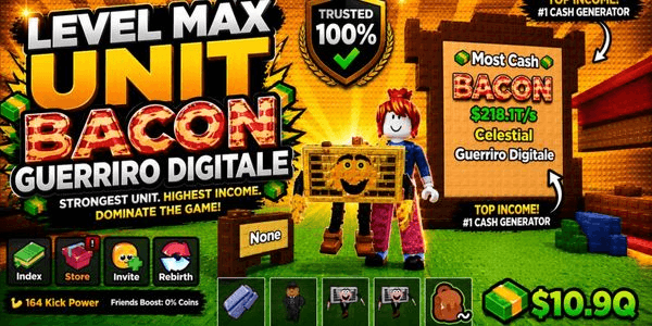 Gambar Product [KICK A LUCKY BLOCK] - [CELESTIAL] DIGITAL WARRIOR BACON 218.1 T/S