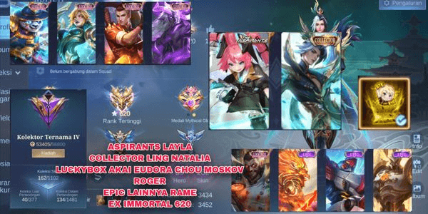 Gambar Product TERMURAH!!! ASPIRANTS LAYLA COLLECTOR LING NATALIA EPIC LAINNYA RAME WR GANTENG EX IMMO 620!!