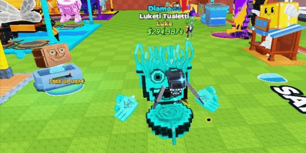 Gambar Product Be a lucky block luketi tualetti 0,85% dari event coral vs luke