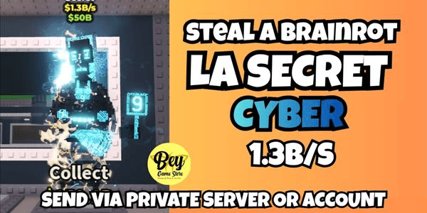 Gambar Product THE SECRET CYBER COMBINATION - STEAL A BRAINROT - INSTANT ACCOUNT
