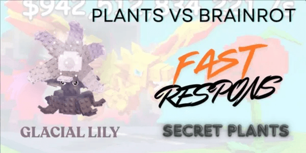 GLACIAL LILY DAMAGE 1M+ | PLANTS VS BRAINROT