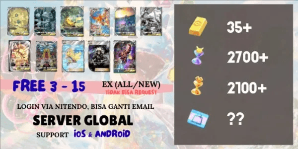 Akun Reroll SIAP GACHA Starter - 3