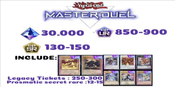 Gambar Product Akun Starter YUGI OH MASTER DUEL GLOBAL