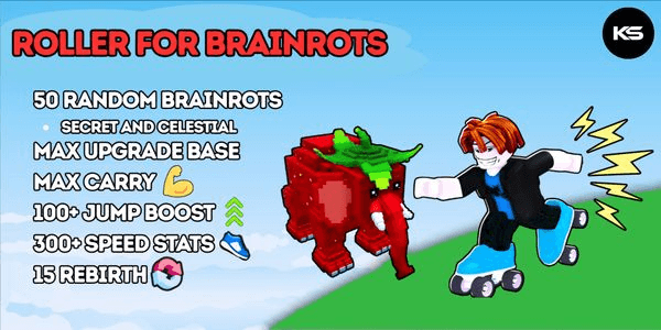 Gambar Product Akun Roller For Brainrots Rebirth 15