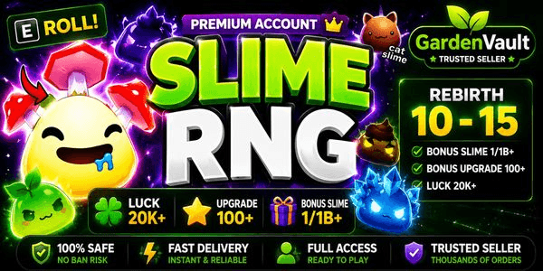 Gambar Product [Slime RNG] Account + Bonus Slime + Bonus Rebirth
