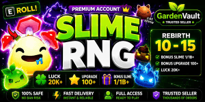 [Slime RNG] Account + Bonus Slime + Bonus Rebirth