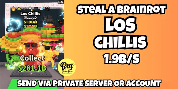 LOS CHILLIS 1B+/S - STEAL A BRAINROT - INSTANT ACCOUNT