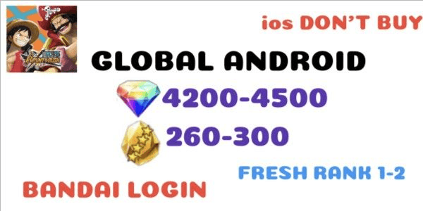 Akun One Piece Bounty Rush