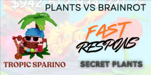 TROPIC SPARINO DAMAGE 1M+ | PLANTS VS BRAINROT
