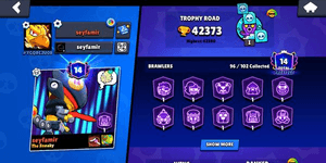 OLD ACCOUNT 2022|14 PRESTIGE STRONG|| ACCOUNT 42K TROPHY|| 96 BRAWLERS || 36 POWERLEVEL 27 HYPERCHARGER||TOTAL SKIN 218