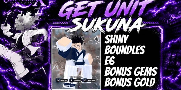 Gambar Product Joki Get Shiny Sukuna/The Strongest in History - Universal Tower Defense X