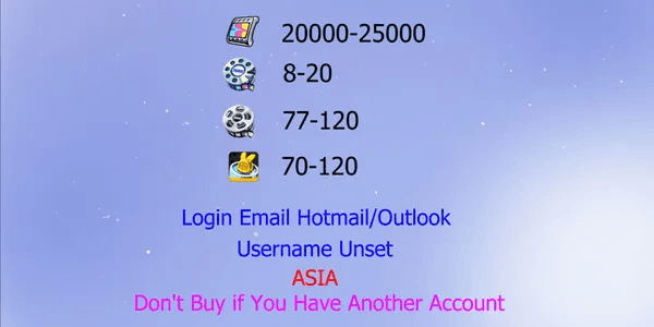 Akun Reroll ZZZ [ASIA]
