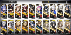 AK GLOBAL STARTERMID 10*6 , 2 LIMITED SAKIKO, SILVERASH ALTER, BLAZE ALTER, EYJA, MOUNTAIN, DOROTHY, HOOLHEYAK, EXUSIAI, SHINING, ASTGENE ALTER