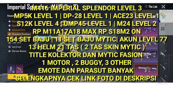 Gambar Product M416 IMPERIAL SPLENDOR