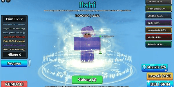 Gambar Product AKUN FISH IT! 1/12M, GOLD 360M, KEMAMPUAN LENGKAP, SKIN BANYAK