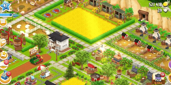 Gambar Product Farm Hay Day Level 40+ Full Dekorasi