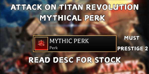 Gambar Product Mythical Perk Attack on Titan Revolution