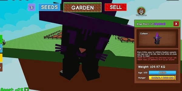 Gambar Product COLOSSAL MEGA BLACK CAT 109KG VERY BIG VISUAL IN GARDEN FOR METHOD LARGE FRUIT