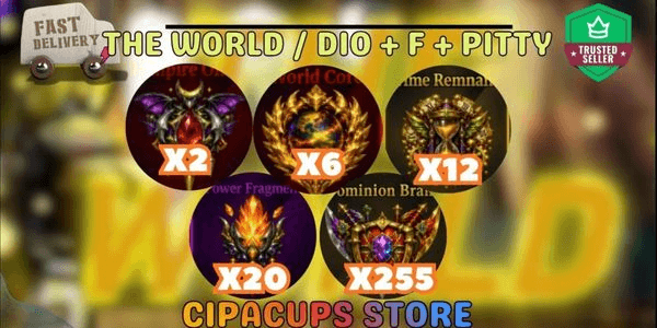 Gambar Product THE WORLD / DIO + F + PITTY [ SAILOR PIECE ]