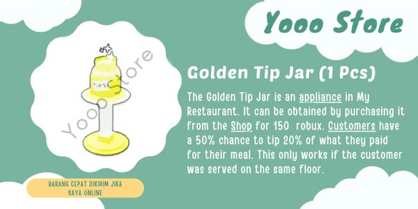 Gambar Product Golden Tip Jar