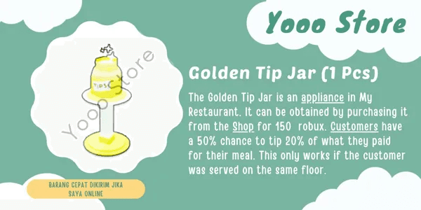Golden Tip Jar