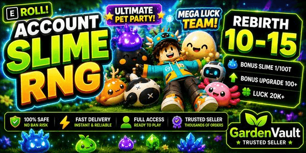 Gambar Product [Slime RNG] Account + Bonus Slime 1/100T + Bonus Rebirth
